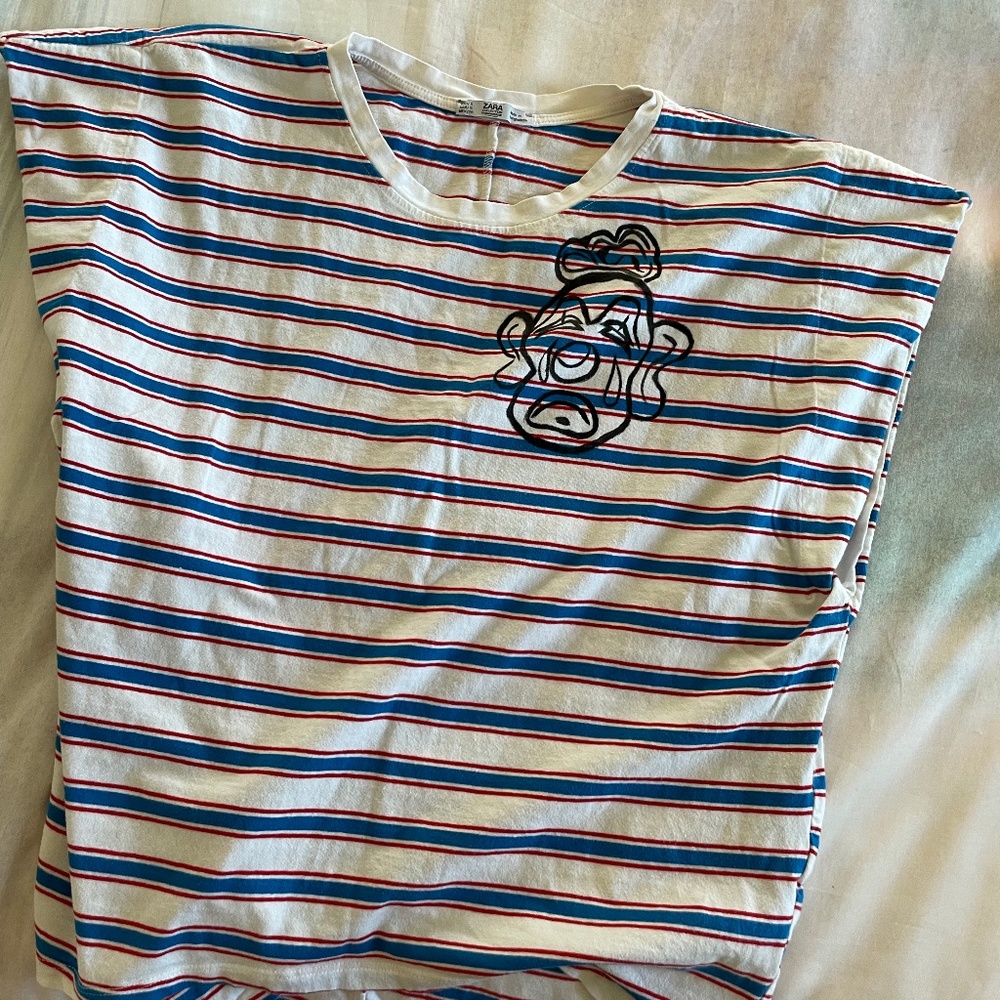 Unique Stripe Clown Shirt